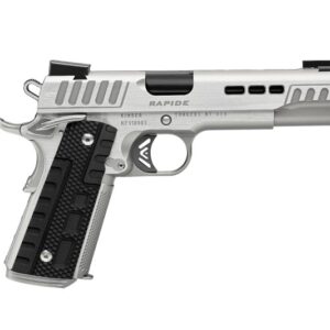 Kimber Rapide Frost 10mm 5-inch 1911 Silver KimPro II finish with black G10 Rapide grips