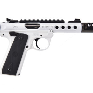 Ruger MKIV 22/45 LT Storm Trooper .22 LR pistol with Stormtrooper White Cerakote finish