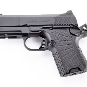 Wilson Combat SFX9 9mm sub-compact pistol with 3.25-inch barrel, black DLC slide and G10 grip