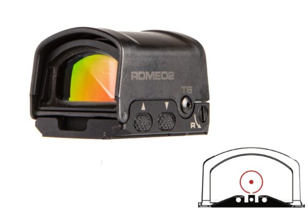 sisor21000320c SIG SAUER ROMEO2 REFLEX SGHT CIRCLEDT BK