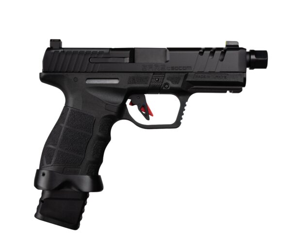 socomcblk9af8 scaled SAR FIREARMS SAR9 SOCOM CPT 9MM BLK 4.5" TB