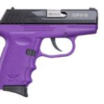 sycpx3cbpu8d4c SCCY INDUSTRIES CPX-3 380ACP BLK/PURPLE 10+1