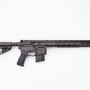 Wilson Combat Tactical Hunter Rifle 6mm ARC right-side view with 18-inch fluted threaded barrel and black finish
