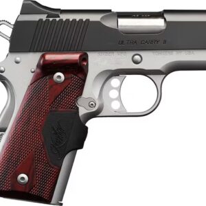 Kimber Ultra Carry II 9mm two-tone 3 inch pistol with wood grips