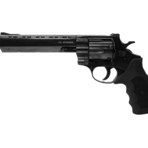 EAA Windicator .357 Magnum 6-inch blued revolver with black finger-grooved rubber grip