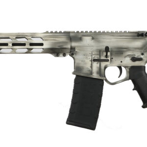 Wise Arms WA-15B rifle White/Sig Grey BW Cerakote with 16 inch barrel and 15 inch M-LOK handguard