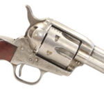 101954 Taylors & Company 555111 1873 Cattleman 45 Colt (LC) Caliber with 4.75" Barrel, 6rd Capacity Cylinder, Overall Antique Finish Steel & Walnut Grip