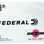 104336 Federal RTP38130 Range & Target 38Special 130gr Full Metal Jacket 50 Per Box/20 Case