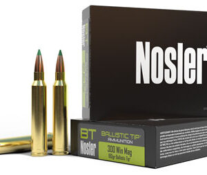 Nosler 40053 Ballistic Tip  300 Win Mag 180 gr Spitzer Ballistic Tip 20 Per Box/ 10 Case