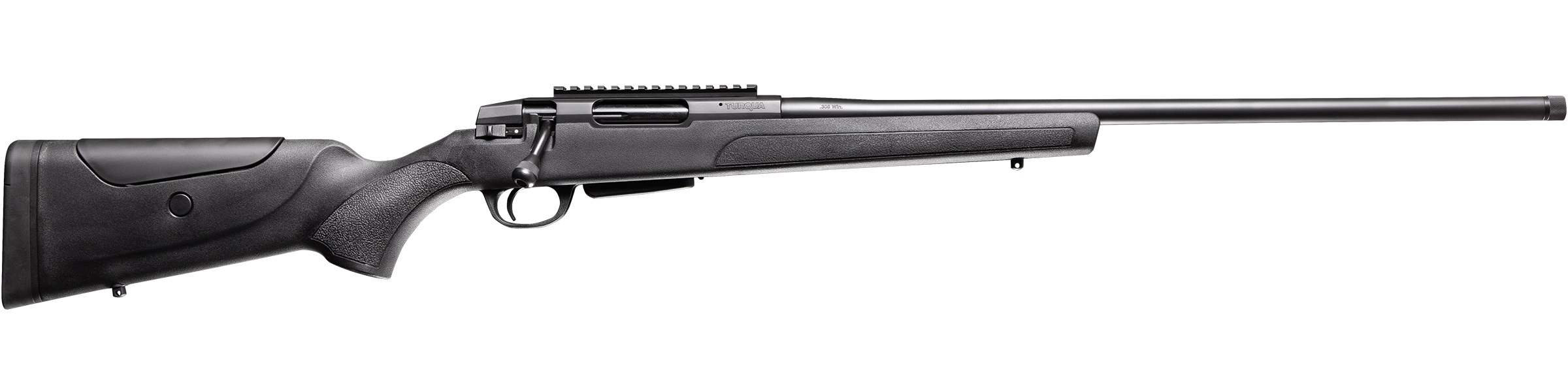 ATA Arms Turqua 6.5mm Creedmoor rifle with 24-inch threaded barrel and black synthetic stock