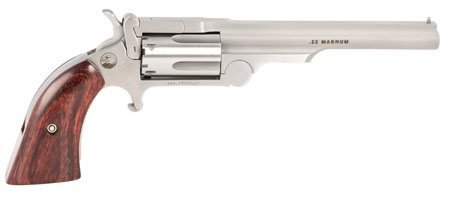 North American Arms Ranger II mini-revolver 4 inch stainless barrel rosewood grips