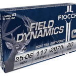 129240 Fiocchi 2506B Field Dynamics 25-06Rem 117gr Pointed Soft Point 20 Per Box/10 Case