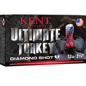 Kent Cartridge C122TK465 Ultimate Turkey 12 Gauge 2.75" 1 5/8 oz 5 Shot 10 Per Box/ 10 Case