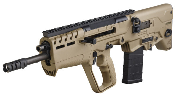 131660 scaled IWI US T7F20 Tavor 7 7.62x51mm NATO Caliber with 20" Barrel, 20+1 Capacity, Flat Dark Earth Metal Finish, Flat Dark Earth Fixed Bullpup Stock & Polymer Grip Ambidextrous Hand