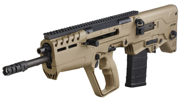 131663 IWI US T7F2010 Tavor 7 7.62x51mm NATO Caliber with 20" Barrel, 10+1 Capacity, Flat Dark Earth Metal Finish, Flat Dark Earth Fixed Bullpup Stock & Polymer Grip Ambidextrous Hand