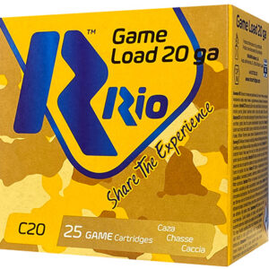 Rio Ammunition RC206 Game Load  20 Gauge 2.75" 1 oz 6 Shot 25 Per Box/ 10 Case