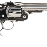 134587 Taylors & Company 550692 Russian 45 Colt (LC) Caliber with 6.50" Barrel, 6rd Capacity Cylinder, Overall Nickel-Plated Finish Steel & Ivory Synthetic Grip