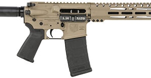 Diamondback DB15 .223 Rem/5.56 NATO 10-inch barrel FDE AR pistol with 9-inch M-LOK