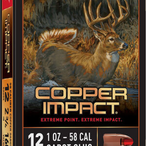 Winchester Ammo X12CLF Copper Impact  12 Gauge 2.75" 1 oz Sabot Slug Shot 5 Per Box/ 20 Case