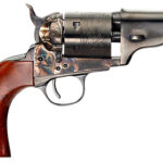 142649 Taylors & Company 550958 The Hickok Open-Top 38 Special Caliber with 3.50" Blued Finish Barrel, 6rd Capacity Blued Finish Cylinder, Color Case Hardened Finish Steel Frame & Walnut Army Size Grip