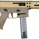 148956 B&T Firearms 4500022 CTB&T GHM 9mm Luger 30+1 6.90" Coyote Tan, Collapsible Stock, Polymer Grip, Ambi Controls (OEM Mag)