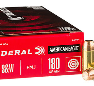 Federal C40180A400 Champion Training 40S&W 180gr Full Metal Jacket 400 Per Box/1 Case *Loose