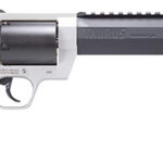 150921 Taurus 2500085RH Raging Hunter Large Frame 500 S&W Mag 5rd 8.38" Matte Black Ported/Target Crown Barrel, Matte Black Oxide Cylinder, Matte Stainless Steel Frame, Black Rubber Grip