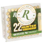 162296 Remington Ammunition R21251 Golden Hunter 22 LR 40 gr Plated Hollow Point 100 Per Box/ 50 Case