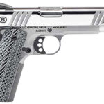 163336 Bersa B19117050PMBG B1911 45 ACP 8+1 5" Stainless Steel Barrel, Polished Stainless Steel Slide, Stainless Steel Frame w/Beavertail