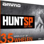 163673 Ammo Inc 35W200SPA20 Hunt 35Whelen 200gr Soft Point 20 Per Box/10 Case