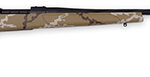 165984 Weatherby VHH243NR4B Vanguard Outfitter Full Size 243 Win 5+1 24" Black Cerakote #2 Fluted/Threaded Barrel & Drilled & Tapped Steel Receiver Tan w/Brown & White Sponge Monte Carlo Synthetic Stock