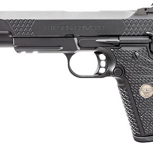 Wilson Combat EDC X9 2.0 9mm pistol with 5-inch black slide and anodized light-rail frame