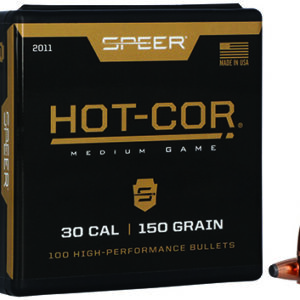Speer 2011 Hot-Cor  30 Cal .308 150 gr Soft Point Flat Nose 100 Per Box/ 5 Case