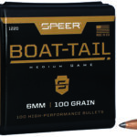 29018 Speer 1220 Boat-Tail 6mm .243 100 gr Jacketed Soft Point Boat Tail 100 Per Box/ 5 Case