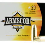 35279 Armscor AC97N USA 9mmLuger 124gr Jacketed Hollow Point 20 Per Box/25 Case