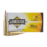 35301 Armscor FAC3081N USA 308Win 147gr Full Metal Jacket 20 Per Box/10 Case