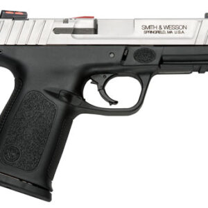 Smith & Wesson 11908 SD40 VE *CA Compliant Compact Frame 40 S&W 10+1 4" Stainless Steel Barrel, Satin Serrated Stainless Steel Slide, Matte Black Polymer Frame w/Picatinny Rail, Black Textured Grip