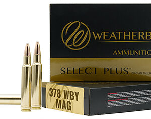 Weatherby B378270TSX Select Plus  378 Wthby Mag 270 gr Barnes TSX Lead Free 20 Per Box/ 10 Case