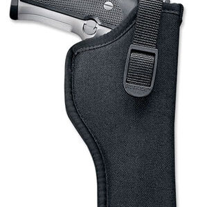 Uncle Mike's 81021 Sidekick Hip Holster OWB Size 02 Black Cordura Belt Loop Fits Med/Large DA Revolver Right Hand