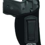 44147 Uncle Mike's 89011 Inside The Pants Holster IWB Size 01 Black Suede Like Belt Clip Fits Medium Autos w/3-4" Barrel Right Hand