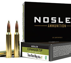 Nosler 40032 E-Tip  7mm Rem Mag 150 gr E Tip Lead Free 20 Per Box/ 10 Case