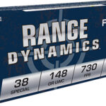 54484 Fiocchi 38LA Range Dynamics 38Special 148gr Lead Wadcutter 50 Per Box/20 Case