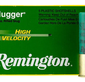 Remington Ammunition 28604 Slugger High Velocity 12 Gauge 3" 7/8 oz Rifled Slug Shot 5 Per Box/ 50 Cs