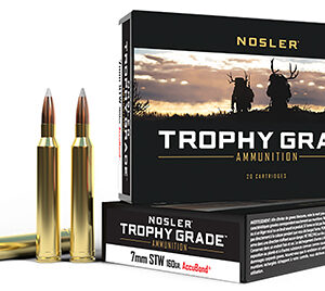 Nosler 60047 Trophy Grade  7mm STW 160 gr Nosler AccuBond 20 Per Box/ 10 Case