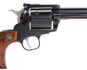 Ruger 0813 Super Blackhawk  Large Frame 44 Rem Mag/44 Special 6rd 4.63" Blued Alloy Steel Barrel, Cylinder & Frame, Hardwood Grip, Transfer Bar Safety, Exposed Hammer