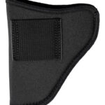 73821 Uncle Mike's 21312 GunMate Holster IWB Size 12 Black Tri-Laminate Belt Clip Fits Large Frame Pistol Fits 4-5" Barrel Ambidextrous