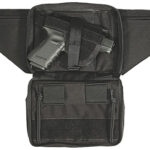 82044 Blackhawk 60WF05BK Fanny Pack OWB Black Cordura Belt Loop Fits Most Small To Large Autos & Revolvers Ambidextrous