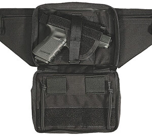 Blackhawk 60WF05BK Fanny Pack  OWB Black Cordura Belt Loop Fits Most Small To Large Autos & Revolvers Ambidextrous
