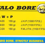 82110 Buffalo Bore Ammunition 23B20 Heavy Strictly Business 40S&W +P 180gr Jacket Hollow Point 20 Per Box/12 Case