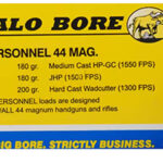 82219 Buffalo Bore Ammunition 4J20 Anti-Personnel Strictly Business 44Rem Mag 200gr Hard Cast Wadcutter 20 Per Box/12 Case